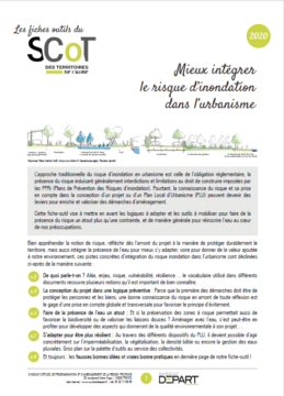 Mieux intégrer le risque d’inondation dans l’urbanisme