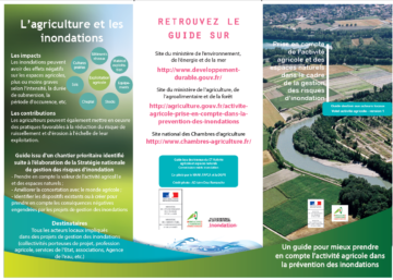 Prise en compte de l’activité agricole et des espaces naturels dans le cadre de la gestion des risques d’inondation