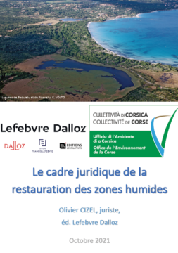 Le cadre juridique de la restauration des zones humides