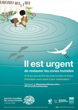 Lancement de la JMZH 2023 : “Il est urgent de restaurer les zones humides !”