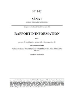 Rapport d’information sur l’avenir de l’eau