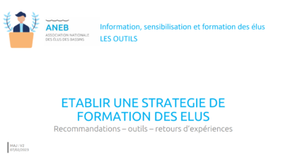 OUTIL ANEB – Stratégie de formation des élus : recommandations, outils, retours d’expérience