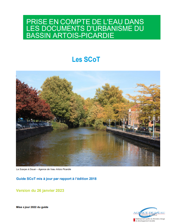 Prise en compte de l’eau dans les documents d’urbanisme du Bassin Artois-Picardie – Les SCoT