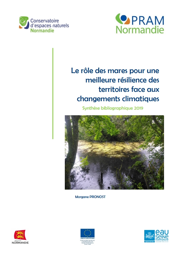 LE RÔLE DES MARES POUR UNE MEILLEURE RÉSILIENCE DES TERRITOIRES FACE AUX CHANGEMENTS CLIMATIQUES. SYNTHÈSE BIBLIOGRAPHIQUE 2019