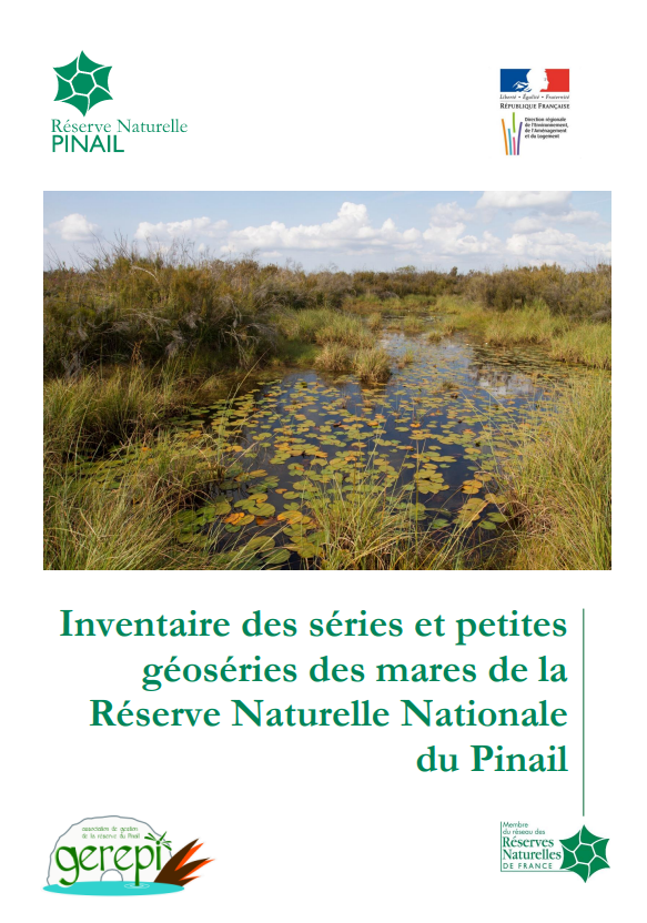 INVENTAIRE DES SÉRIES ET PETITES GÉOSERIES DES MARES DE LA RÉSERVE NATURELLE NATIONALE DU PINAIL