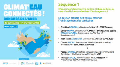 |Congrès ANEB 2025 | – Session : La gestion globale de l’eau au cœur de l’Aménagement des territoires