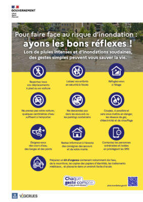 Prévention des épisodes méditerranéens : découvrez la campagne de prévention contre les pluies intenses et inondations soudaines